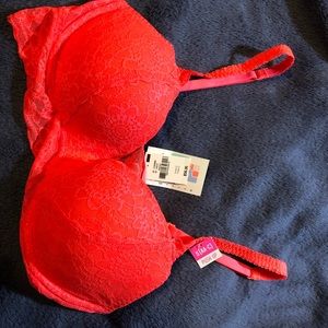 Pink vs push up bra